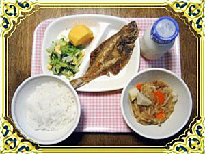 学校給食の写真