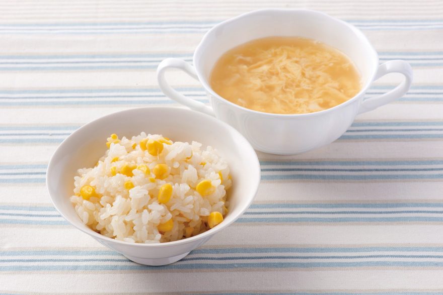 ピクニックコーンごはんとにんにくスープ Soup Fukui